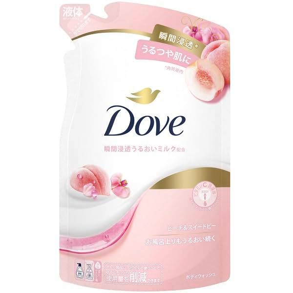 Unilever Dove Body W Peach & Sweet Pea Refill 11.2 oz (330 g)