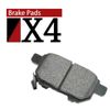 AutoDN Front Metallic Brake Pads 1 Set Compatible With 1986 Supra