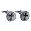 Contemporary Ornate Christian Cross Cufflinks X2BOC164