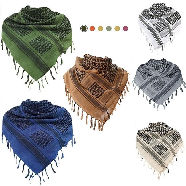 Keffiyeh Scarf Shemagh Desert Keffiyeh Head Neck Scarf Military