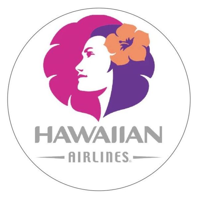 Dress Up Stickers Hawaiian Airlines logo "pualani (puarani" Suitcase Customize Stickers for