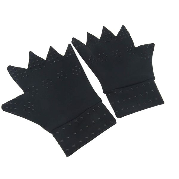 OTOTEC Pair of Arthritis Pressure Pain Relief Gloves Magnetic Gloves Therapy Black