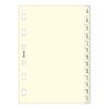 Filofax Pocket A-Z Index Cream (B211664)