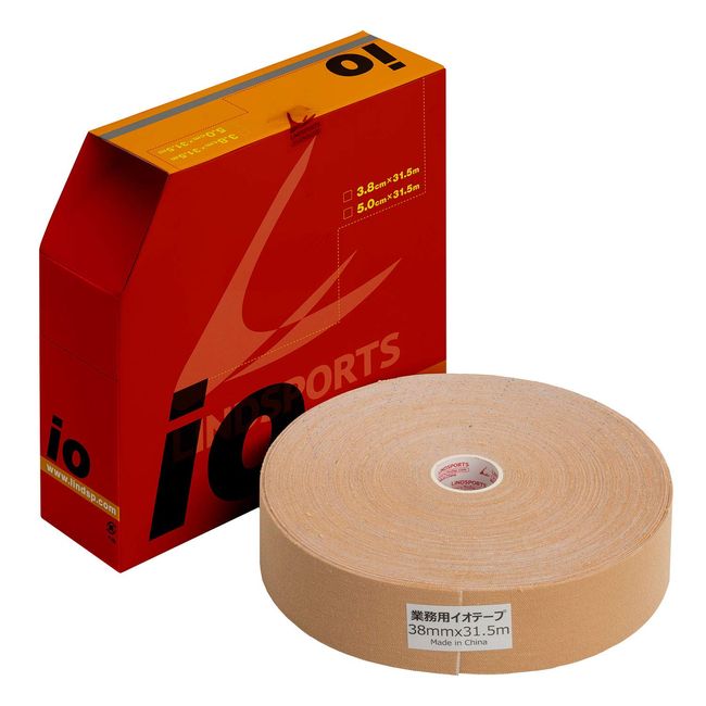 LINDSPORTS Industrial Io Tape, 1.5 inches (38 mm), Length 12.5 ft (31.5 m), Kinesiology Taping Tape