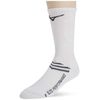 Mizuno Volleyball Runbird Crew Socks, White, Large