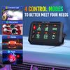 MICTUNING 6 Gang RGB Switch Panel ON/OFF Circuit Control Relay System Box Marine
