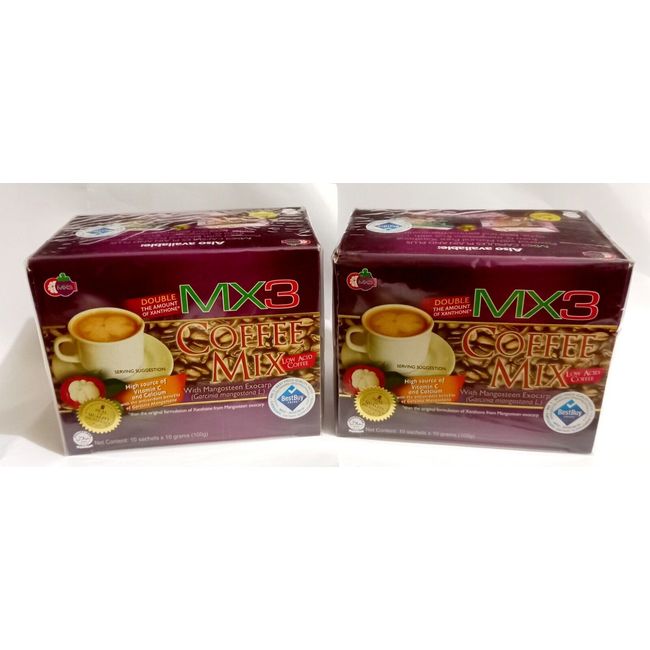 MX3 Coffee Mix Pack of 2 (20 Sachets × 10g)