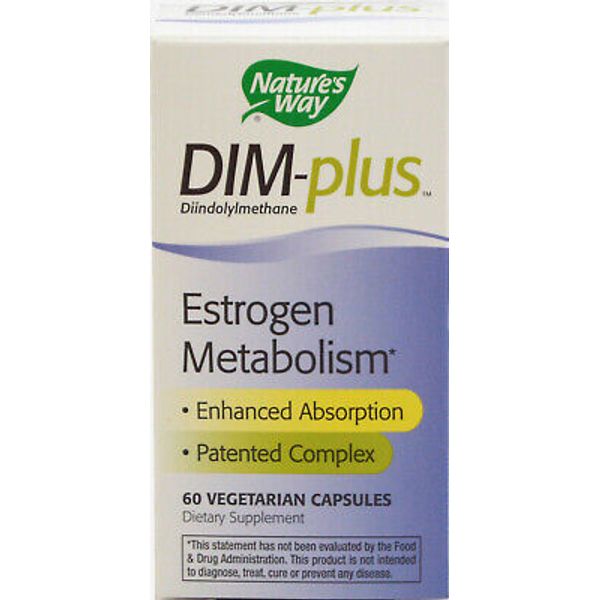 Nature's Way DIM-Plus Diindolylemethane Estrogen Metabolism Vegetables 60 caps