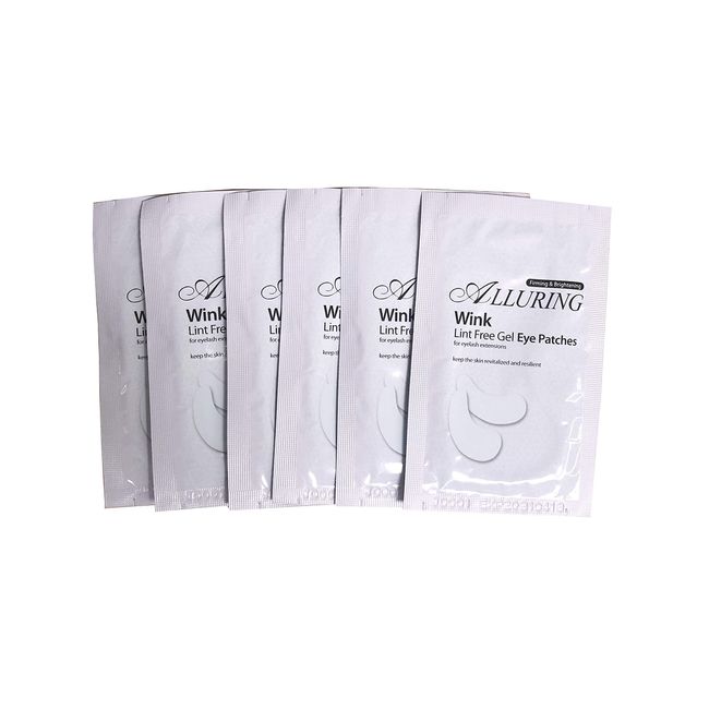 Eyelash Extensions Alluring Wink Me Collagen Anti-wrinkle Eye Pads Patches QTY 100 Pairs