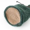 Wool Knitting Kit #17-5 Fur One Handle Bag (Dark Green)