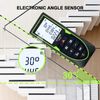 393.7ft Laser Distance Meter with Li-ion Battery & Electric Angle Sensor -Green