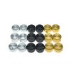 4pcs 25 * 15.5mm Aluminium Potentiometer Knobs 1/4"(6.35mm) Universal Metal Pot Control Knobs with Indicator & Set Screw for Guitar/Bass/Efffect