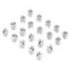 SUS303 Stainless steel Threaded Inserts M3 x 6mm Tapping Tapping Slotted Screw Thread Insert