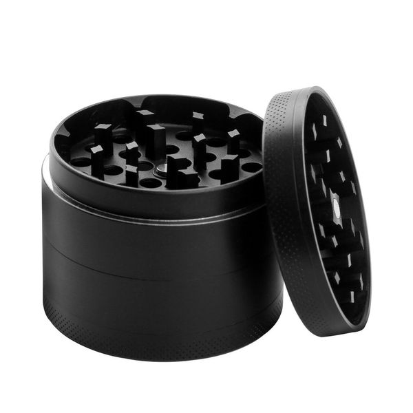 Herb Grinders, Grinder for Dry Herb Portable Zinc Alloy Metal Grinder,Black,5x4cm/2x1.6inch