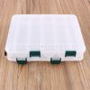 Nikou Tackle Box - 12 Compartments Plastic Tackle Storage Box Lure Case Tackle Box Double-Sided Storage Case