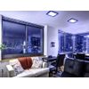 18w Square LED Ceiling Light Cool White with Blue Ambient Rim Surface Mount Easy Install
