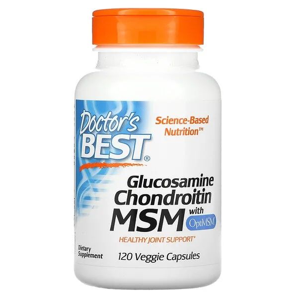 Doctor's Best Glucosamine Chondroitin MSM Capsules, 240 Tablets, 1 Pack