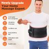 Cordless Heating Pad with Massager for Back Pain Relief, Lower Back Massager
