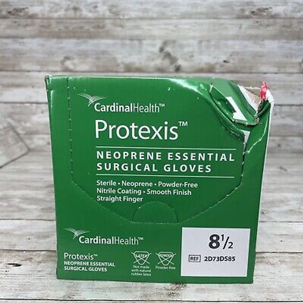 Protexis NEOPRENE Surgical Gloves Sterile, *1 Dented Box*  Size: 8.5 *See Date*