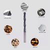 2Pcs 1/4"x2"x3-1/4" 118�� Point Angle Solid Carbide Drill Bits - AlTiN Coated