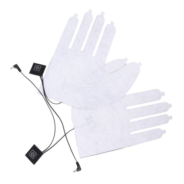 DIKACA 1 Pair Glove Heating Film Heating Pads Heat Pad Batteries Glove Heating Pad Heating Pad Gloves Electric Gloves Heating Pad for Gloves Portable Gloves Heated Pad Winter Gloves Heat