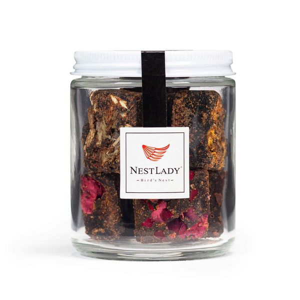 NestLady Four flavors of handmade flowers herbal brown sugar 缓解痛经 黑糖 150g / 5.29oz