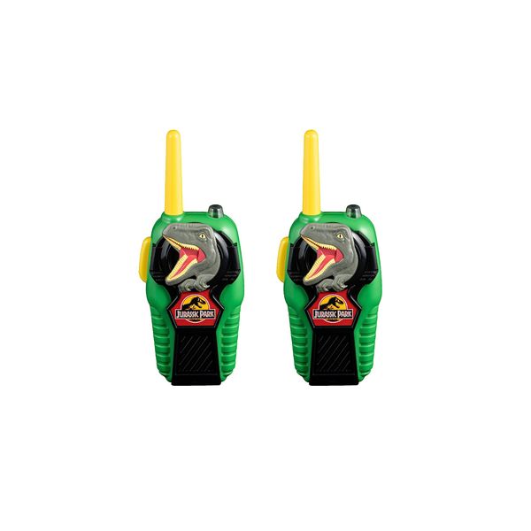 ekids Jurassic Park Toy Walkie Talkies for Kids, Indoor and Outdoor Toys for Kids and Fans of Jurassic Park Toys