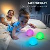 4pc Floating Pool Lights IP68 Waterproof LED Orb Glowing Ball Light Night Lamp