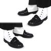 Beistle 60055, 2 Pairs White Spats, Plastic