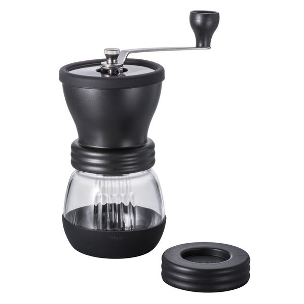 HARIO Hand Coffee Grinder, Ceramic, Skeleton Black