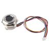 Circular Fingerprint Module, Fingerprint Scanner with 2 Color Indicator Light, Capacitive Fingerprint Identification Module for Safety Box Access