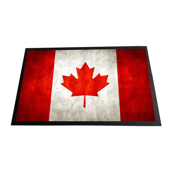 ARTYLICIOUS Canadian flag printed Door mat 60 x 40cm