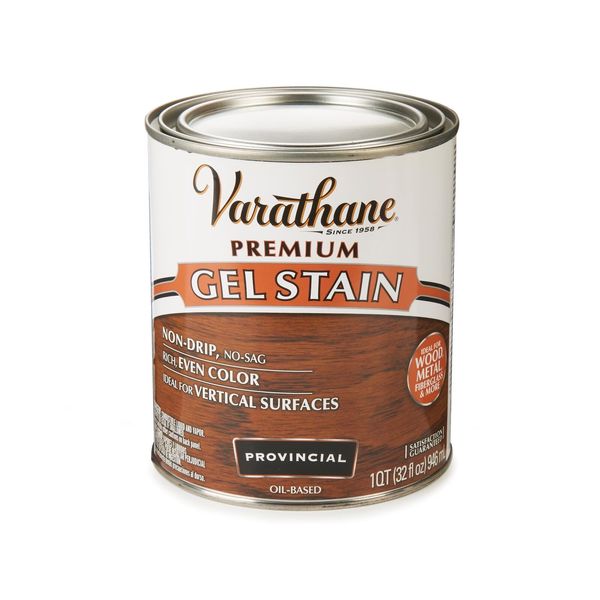 Varathane Premium Gel Stain Oil Based Provincial Oak 1 Quart