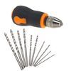 Sugarello Hand Drill, Manual Drill, Bin Vice, Compact Drill, Hole Drill, Micro Drill, For Under-Drilling, Craft Tools, Acrylic Processing, DIY Drill Bits Included (S Type)