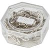 Bohin Curved Safety Pins-Size 2 65 pcs, Silver