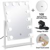 Vanity Mirror Hollywood Lighted Makeup Mirror with Lights 12 LED bulbs Tabletop