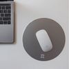 XtremeMac XMPAD-SG Round Aluminium Mouse Pad - Space Grey