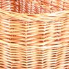 Red Hamper Cambridge Bicycle Basket, Brown, Medium
