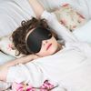 Silk Sleep Mask, Eye Mask, Gritin Light-Blackout Design Ultra Soft & Comfortable 100% Natural Silk Sleeping Mask Eye Blinder with Adjustable Strap and Ear Plug for Men, Women and Kids