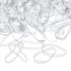 3 mm Elastici per Capelli Trasparente Fermacoda, 500 Pezzi