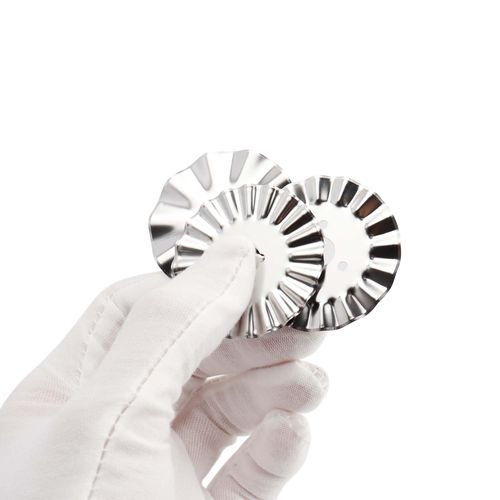 Yakamoz 9Pcs 45mm Pinking Rotary Cutter Blades Set - 3 Types Wave Rotary Blades Replacement Pinking Circular Refill Blade Fabric Paper Cutting Tool for Quilting - Fit for Olfa Fiskars