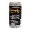 Stringliner 35190 Mason’s Line Replacement Rolls – 1/4 Lb. #18 Construction Replacement Roll Braided Black/White 250'. (1 Pack)