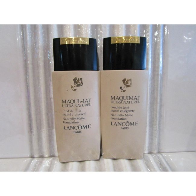 LANCOME MAQUIMAT ULTRA NATUREL MATTE FOUNDATION EPICE BRONZEIV 2PCLOT SEE DETAIL