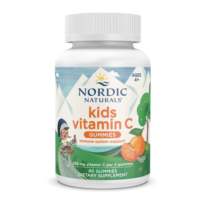 Nordic Naturals Kids Vitamin C Gummies - Immune Support,  60 count