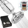 High Pressure Shower Head & Filter (Aqua Elegante) - Chrome - 1.8 GPM