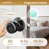 ARPHA Smart Fingerprint Door AutoLock Keyless Lock Battery Alert Silent Mode App