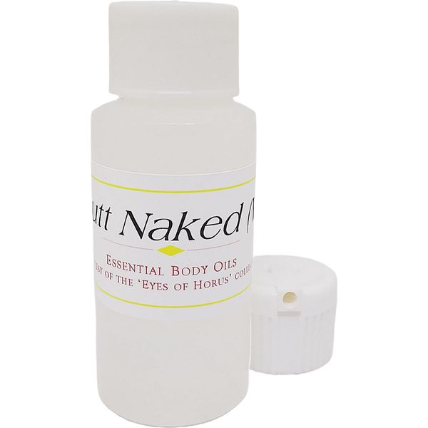 TCEShop Butt Naked For Women Scented Body Oil Fragrance [Flip Cap - Clear - 1 oz.] - ID#24109