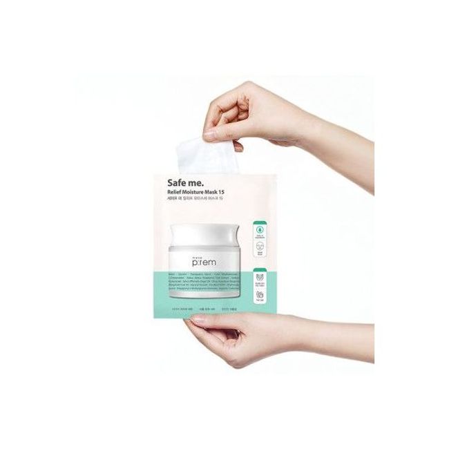 [Genuine Guarantee] Safe Me Relief Moisture Mask 15 x 5 sheets - Makeprem Recommendation