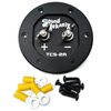 Round Subwoofer Speaker Box Terminal Cup, Single Input - TCS-2R BLACK