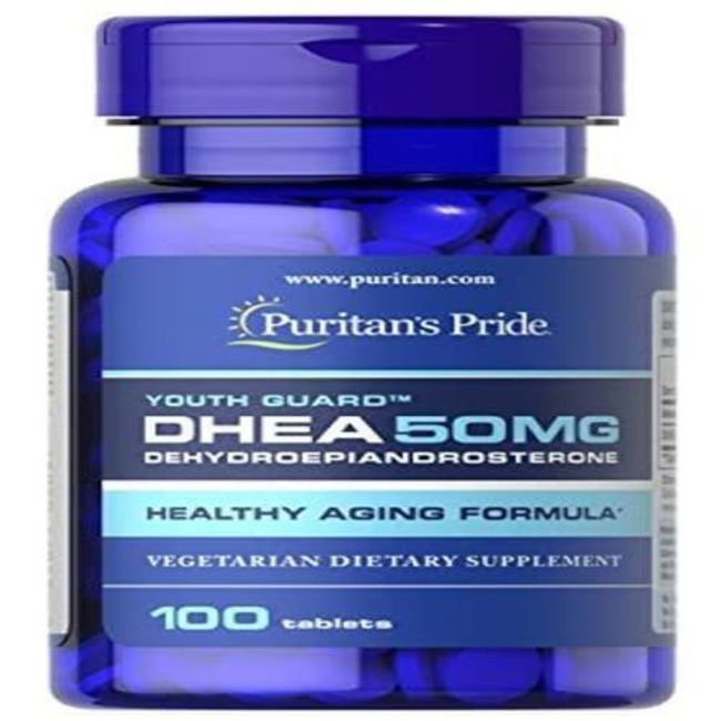 Puritan's Pride DHEA 50Mg, May Promote Sugar Metabolism, 100 Count